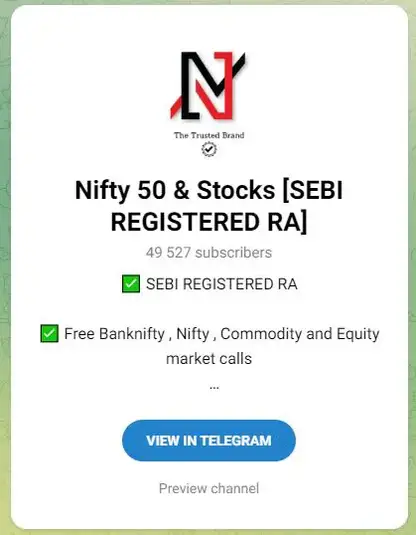 Nifty 50 & Stocks (SEBI REGISTERED)